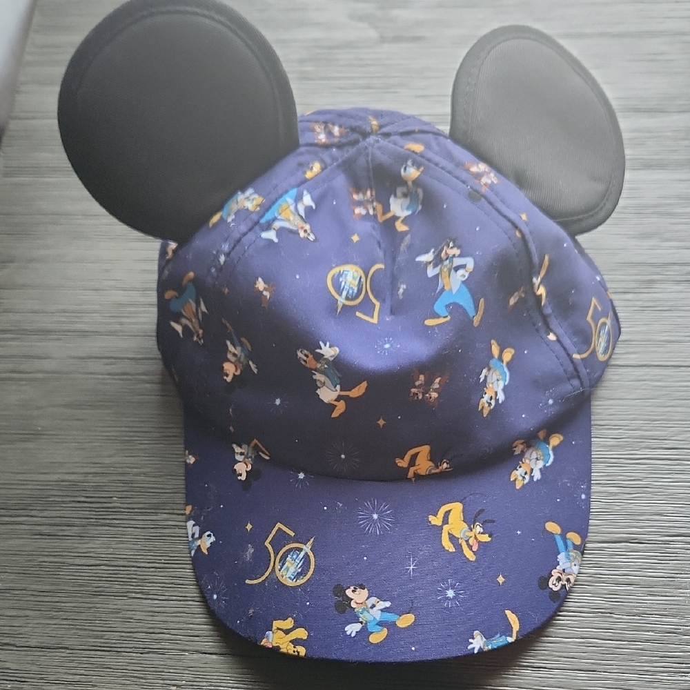 Disney Blue Mickey Mouse Ear Cap